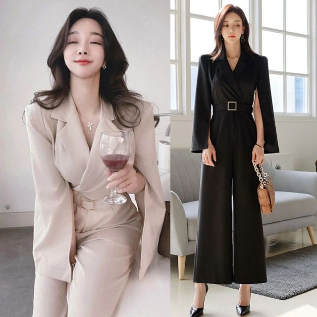 ールインワン ワイドパンツ 結婚式ドレス ベージュ ブラック ママ 入園式 卒園式 マント風 オシャレ 春秋新作 S M L XL 送料無料