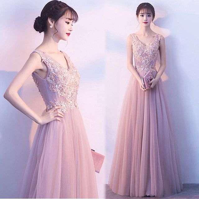 ル 二次会ドレス お呼ばれ ドレス 演奏会ドレス 発表会ドレス 袖あり 長袖 パーティードレス 20代 30代 Aラインドレス ロング丈