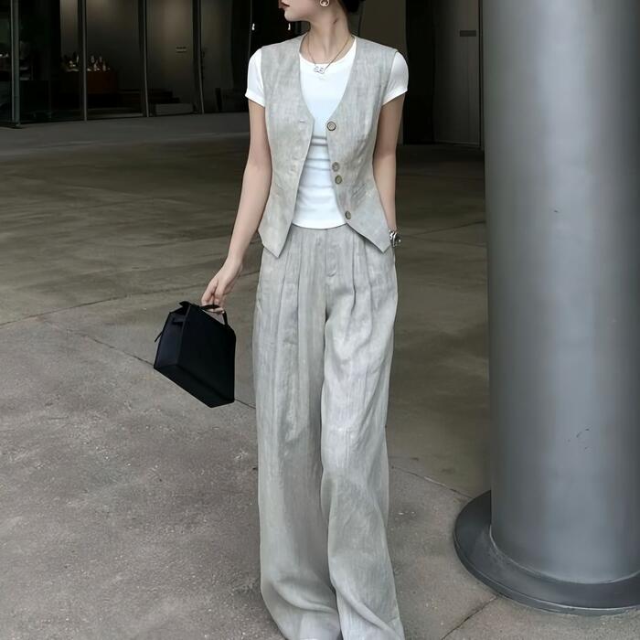 50代 40代 30代 20代 夏 秋 春 白 ホワイト ベージュ ナチュラル シンプル 楽ちん レイヤード 半袖 可愛い 大人 カジュアル いめ