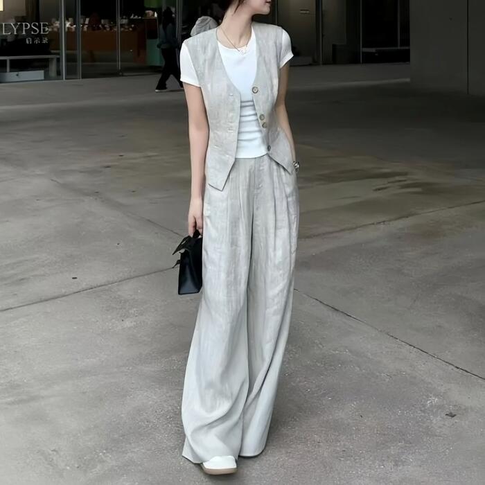 50代 40代 30代 20代 夏 秋 春 白 ホワイト ベージュ ナチュラル シンプル 楽ちん レイヤード 半袖 可愛い 大人 カジュアル いめ