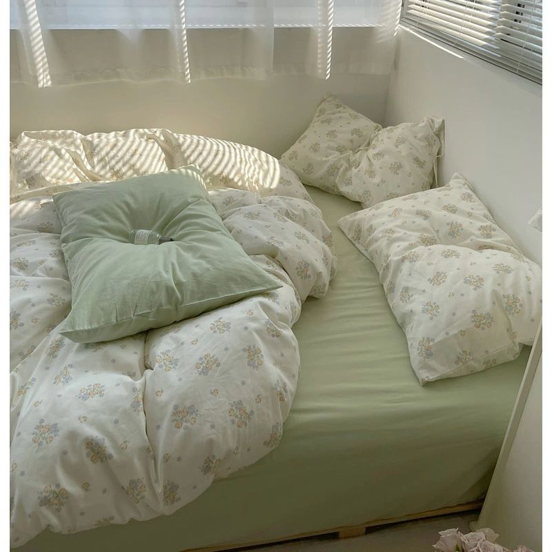 100% 掛け布団カバー ベージュ シングル セミダブル ダブル ベッド用品 綿100% 敷カバー 枕カバー ピロ..