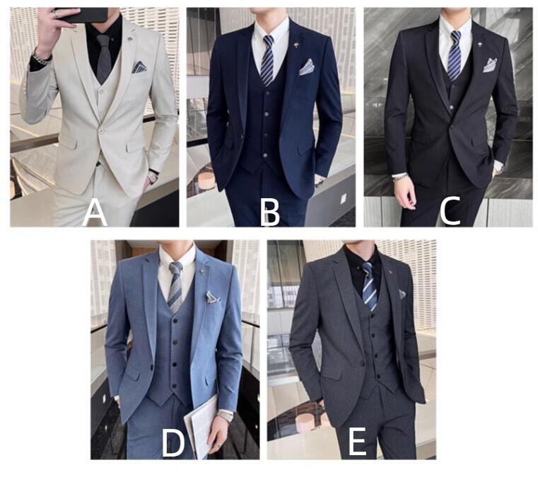 結婚式 二次会 発表会 成人式 ビジネススーツ オフィス 通勤就活面接 大人 大きいサイズ 3点セット オールシーズン 上下セット