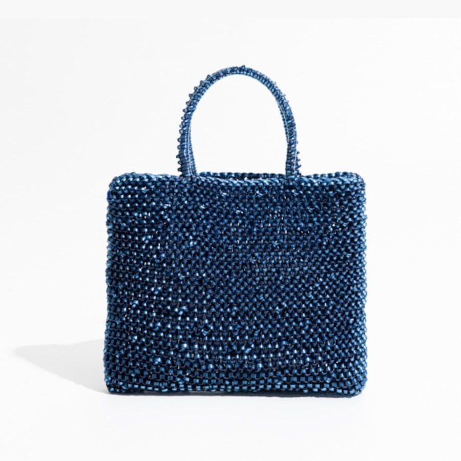 かわいいビーズワイヤーバッグ。いつもスッキリコンパクトに持ち歩けます。【カラー】ブラック・ローズピンク・ゴールド・シルバー・スケルトン・オレンジ・ブラウン・ロイヤルブルー【サイズ(cm)】F　縦14 横17 幅2 ハンドル高さ8【納期】お取...