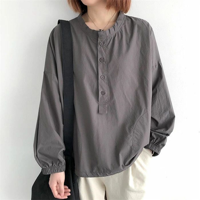 トップス 白シャツ 長袖シャツ 大きいサイズ 上品 きれいめ フォーマル カジュアル ナチュラル ゆったり 通勤 春秋 大人 白 黒