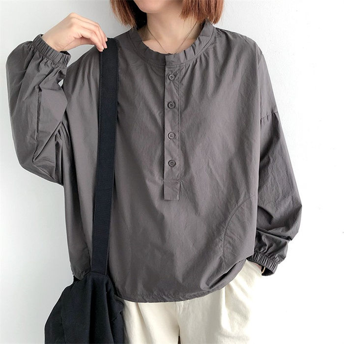 トップス 白シャツ 長袖シャツ 大きいサイズ 上品 きれいめ フォーマル カジュアル ナチュラル ゆったり 通勤 春秋 大人 白 黒