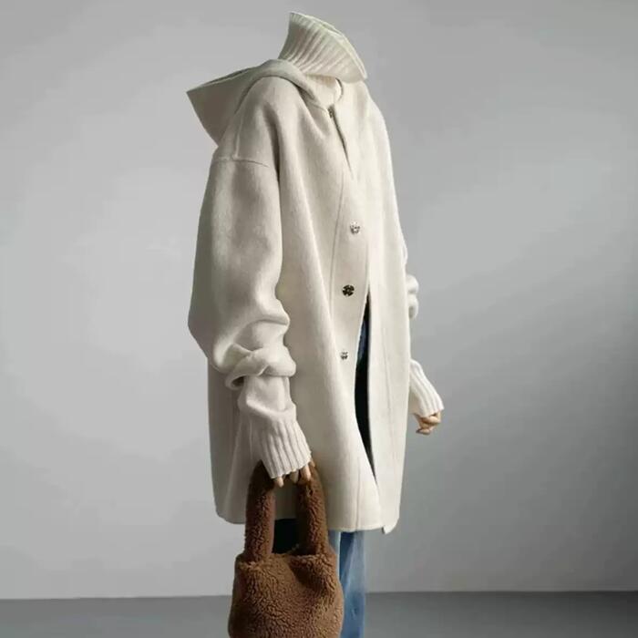 Coat - 50代 40代 30代 20代 冬 秋 春 白 ホワイト ゆったり スポーティ フェミニン シンプル カジュアル きれいめ 可愛い 大人 ガント