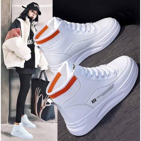 厚底 スニーカー レディース 疲れない ハイカット シューズ レースアップ 履きやすい 靴スポーツ おしゃれ 韓国風 プラット