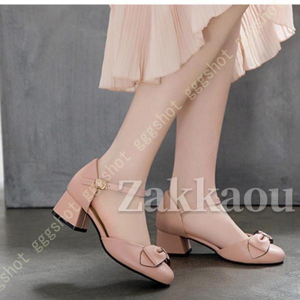 ルシューズ リボン 子供 靴 大きいサイズ キッズシューズ ガールズ 子供靴 かわいい フォーマル 靴 太ヒール パンプス おしゃれ