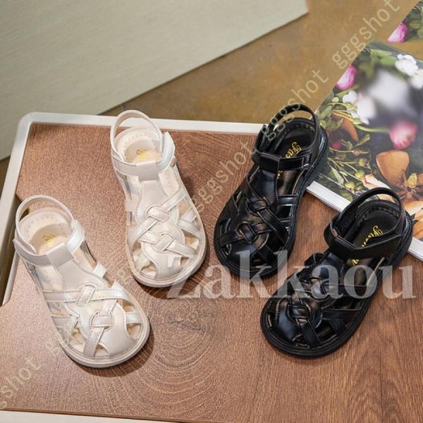 シューズ キッズ 子供靴 フォーマルシューズ すべり止め べたんこ ベビー ガールズ オープントゥ 軽量 柔らか シューズ 子ども靴