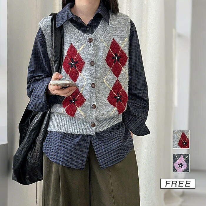 可愛い おしゃれ ノースリーブ シンプル プルオーバー カジュアル レイヤード 重ね着 ベスト 通勤 通学 着痩せ グレー きれいめ