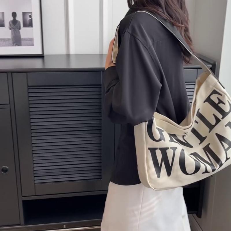 カジュアル レディース 肩がけ トートバッグ カ ワンショルダー キャンバス A4 バイカラー 斜めがけ か..