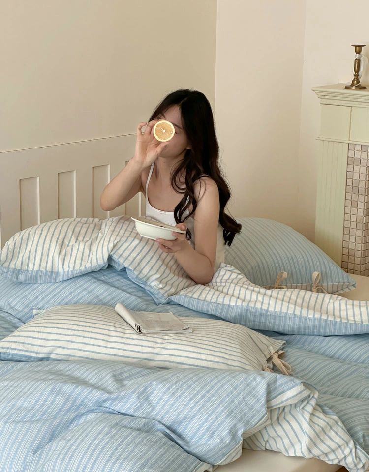 ブル クイーン 枕カバー 寝具カバーセット 丸洗いOK 四季通用 お洒落 寝具 寝室 大人 インテリア 寝室..