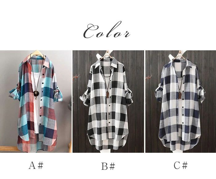 プル チェックシャツ 通勤 通学 羽織り オフィス お洒落 コットン 柔らかい 前開き 着痩せ ゆる おしゃれ 重ね着 大きいサイズ