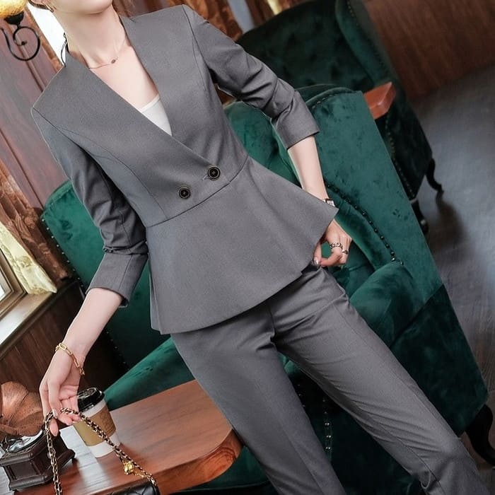 韓国 パンツスーツ オフィス フォーマル 全3色 エレガント レディース10代 20代 30代 40代 50代 卒業式 入学式 b13081