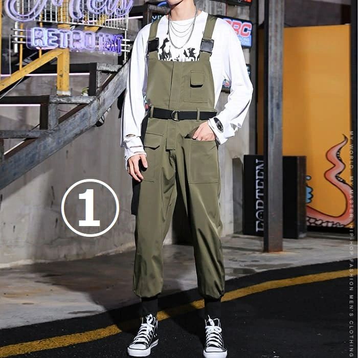 パンツ メンズ ハイウエスト 秋春 ボトムス 韓国 原宿 ストリート 高校生 中学生 通学 10代 20代 ファッション オシャレ 15767