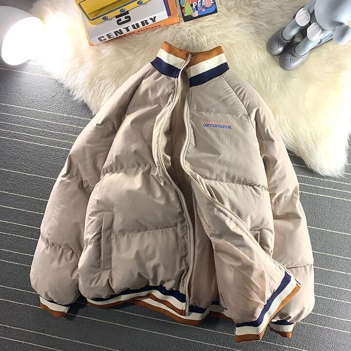 中綿ジャケット メンズ 中綿 ブルゾン コート ジャンパー 秋冬春 アウター 防寒 韓国 14096