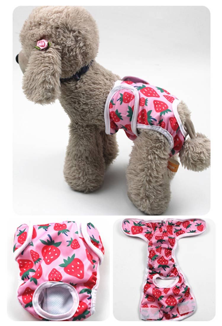 パブロ楽天市場店のンツ 大型犬 中型犬 小型犬 衛生 しつけ用品 おむつカバー 洗える 雌犬 発情期用 メス マーキング 尿もれ オシッコ対策 送料無料｜アングル3