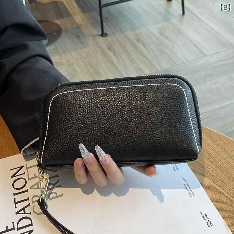 グレー ミニ スマホ 小さい 長財布 クラッチ...の紹介画像3