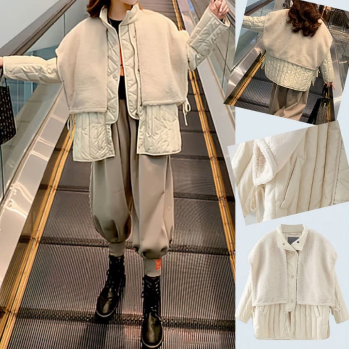 韓国ファッション キッズ 小学生 女の子 中綿ジャケット ボアブルゾン ボアジャケット ボアパーカー 13..