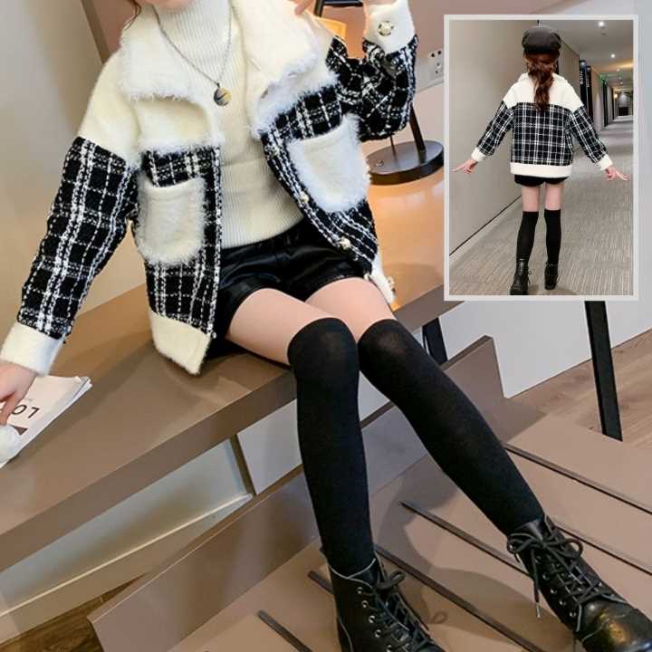 の子 ボアジャケット ボアコート チェック 小学生 幼稚園 保育園 通学 キッズ 秋冬 アウター おしゃれ ..