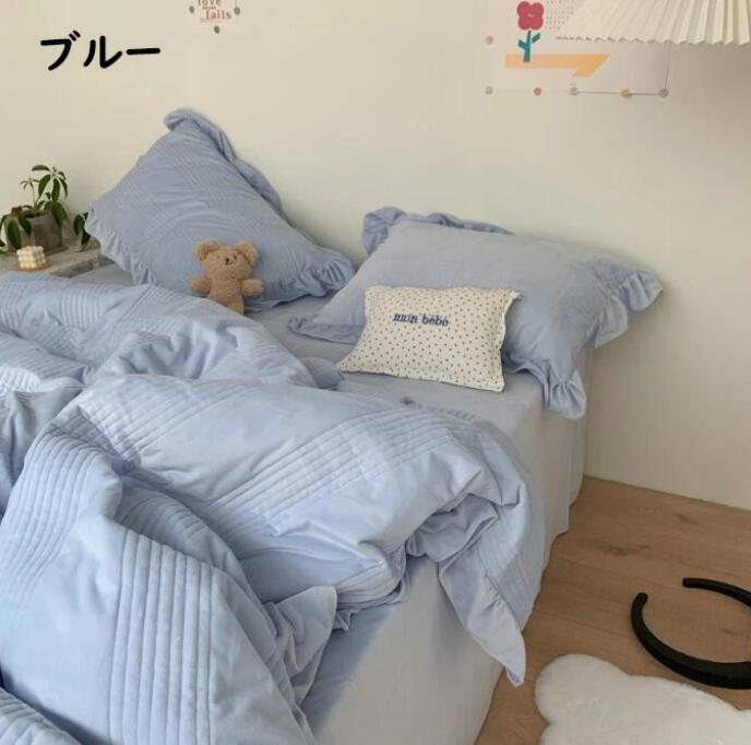 秋冬 厚手 フランネル 中綿 掛け布団カバー ボックスシーツ/フラットシーツ あったか 防寒対策 静電気..