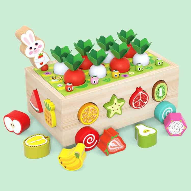 パブロ楽天市場店の3歳 子供おもちゃ 4歳 組み立て 積み木 木製玩具 贈り物 木製 入園 2歳 出産祝い 1歳 教具 知恵おもちゃ 子ども ブロックオモチャ 早期開発｜アングル3