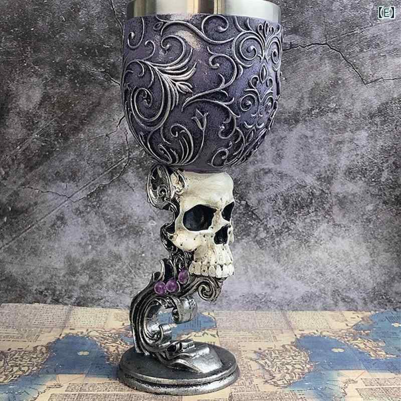 パブロ楽天市場店のカクテルグラス ユニーク 動物モチーフ ファンタジーデザイン 軽奢レトロ アメリカンスタイル ステンレス製 おしゃれ 面白い 高級感 ギフト プレゼント 雑貨 インテリア オブジェ｜アングル2