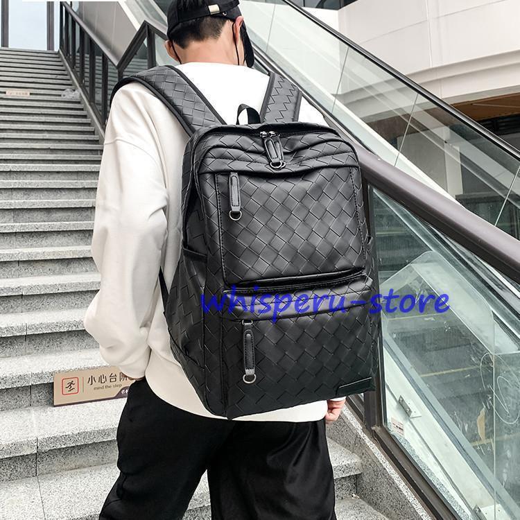 ク 本革 牛革 デイパック ビジネス バックパック レザー 通勤通学 旅行 出張 アウトドア 自転車鞄 カバン 男女兼用(4)