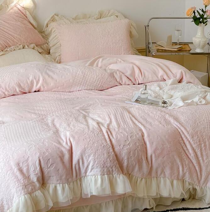 フランネル 布団カバーフラットシーツ 枕カバー 寝具カバーセット きれいめ 防寒対策 静電気防止 柔ら..