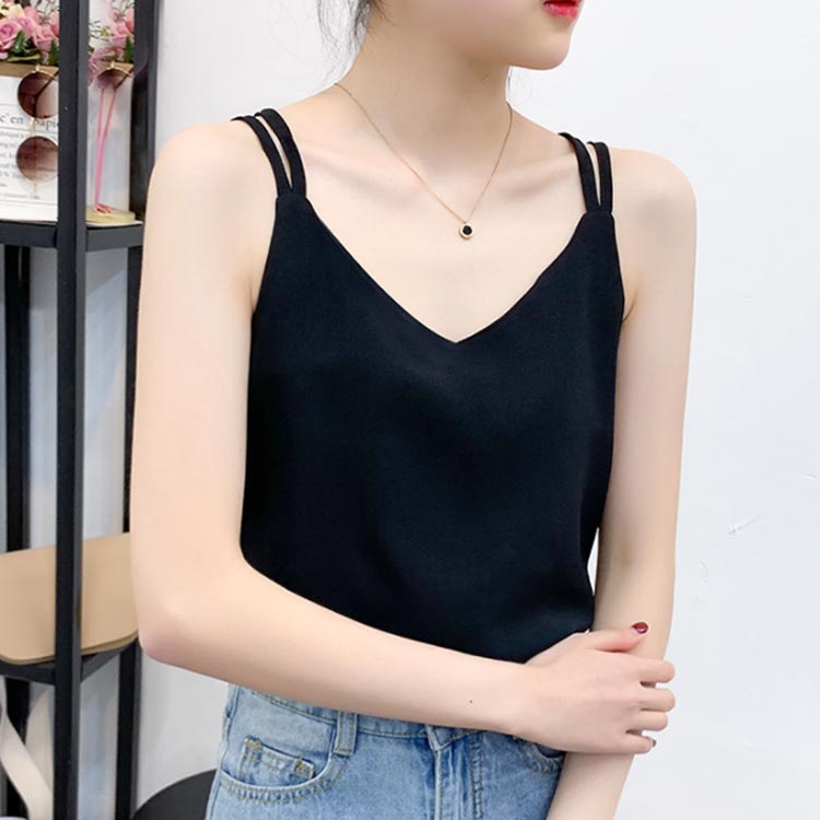 Other - キャミソール キャミ インナー レディース シフォン Vネック トップス セクシー カジュアル キレイめ 夏物 お洒落送料無料