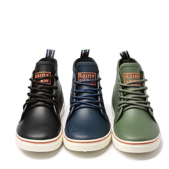 梅雨 滑り止め 雨靴 靴 防水 デート 通学 通勤 おしゃれ 雨靴 軽量 レインブーツ メンズ レインシューズ