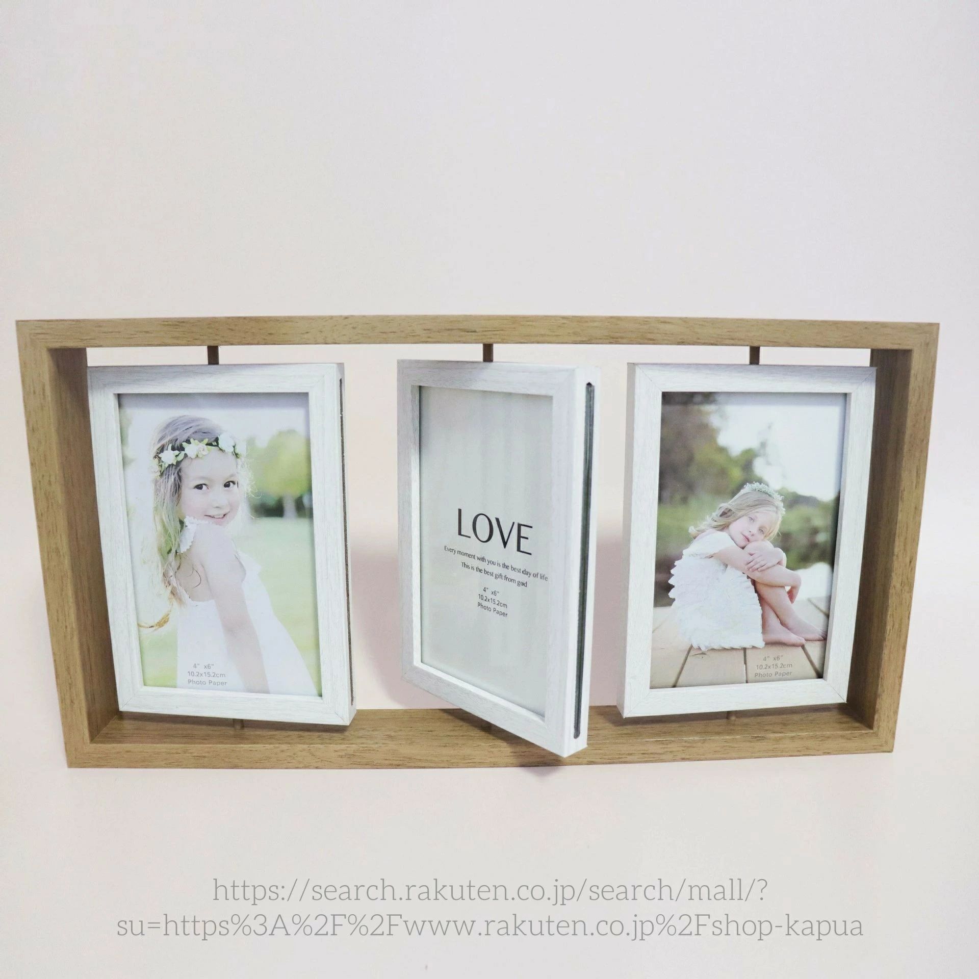 折りたたみ お祝い プレゼント 写真用フレーム 2カラー 3サイズ ハガキ 写真たて 写真入れ 写真フレー..