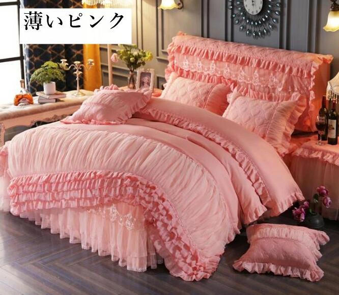 レゼント 通気性 抗菌 掛けカバー 布団カバー 枕カバー 寝具カバーセット ロマンティック 可愛い 洗え..