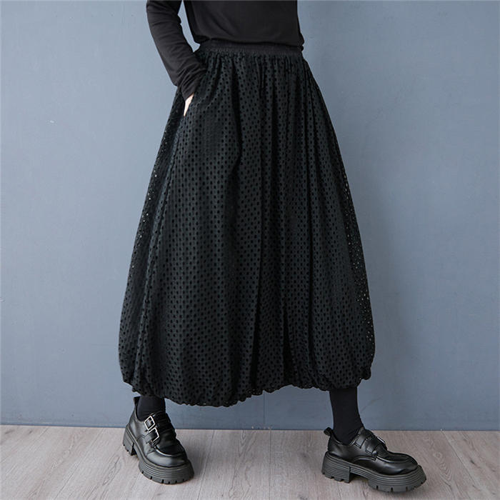 スカート フレアスカート aライン ウエストゴム 大人 可愛い ボトムス カジュアル 体型カバー 着痩せ 通勤 オフィス ブラック 黒