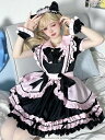 こすぷれ フルセット 定番 メイド ハロウィン イベント カフェ コスチューム レディース かわいい ロリータ フリル 女装 仮装 装
