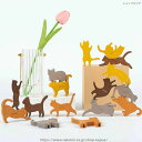 どうぶつ 動物 木製 つみき 積木 木のおもちゃ おもちゃ 知育玩具 積み木 ( 室内遊び 猫 バランス積み木