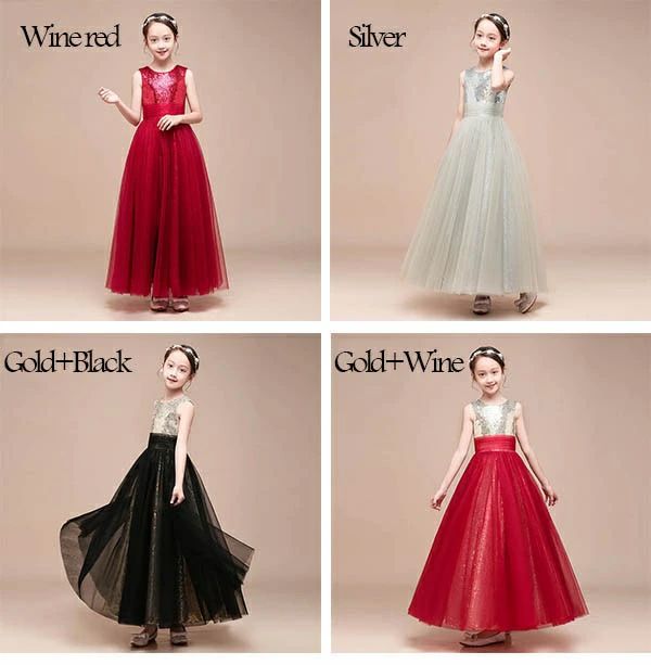 ドレス 中学生 ワンピース ジュニアドレス 七五三 子供 ドレス 赤 ワインレッド ブラック スパンコール..