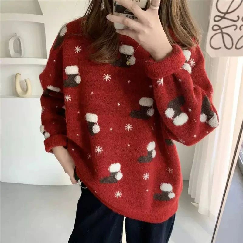 レゼント ギフト パーティー サンタ服 ゆったり 秋冬 可愛い 通勤 通学 冬物 おしゃれ 大きいサイズ Ch..