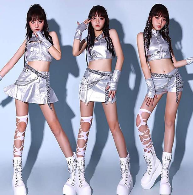 チアガール 韓国 レディース ダンス 衣装 セクシー 派手 ジャズダンス 夜店 ステージ衣装 上下セット おしゃれ 演出服 練習着
