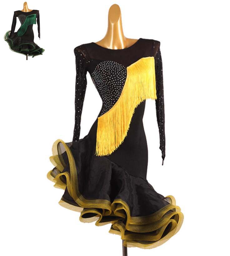 チャチャ ヴィーナス ワンピース タンゴ ラテン ラテンダンスドレス おしゃれ ルンバ ラテンドレス サンバ衣装 社交ダンス衣装