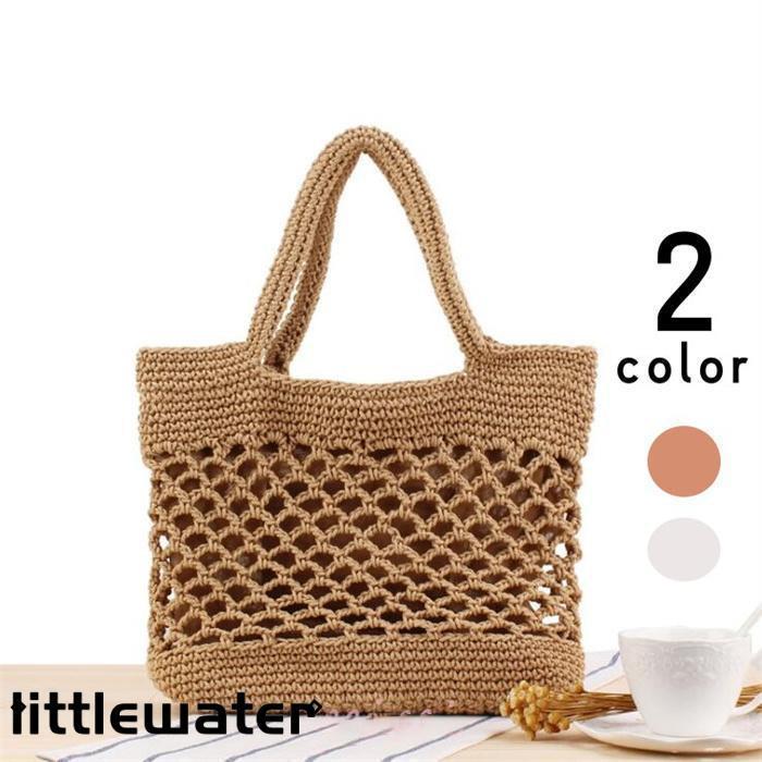 30代 旅行 軽量 透かし編み 女性 バッグ サマーバッグ 浴衣バッグ 軽い レディース トートバッグ おし..