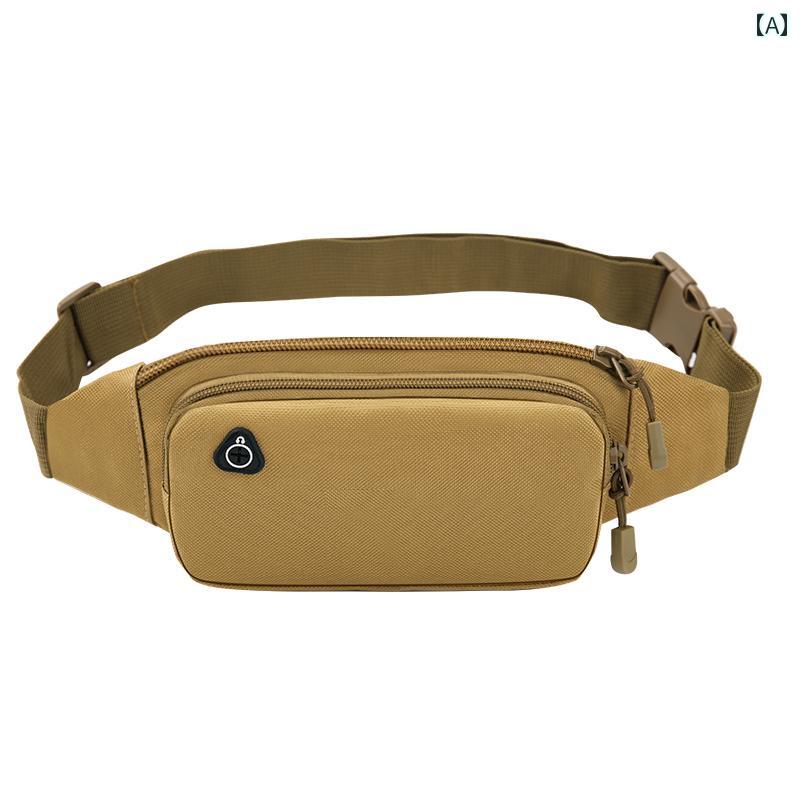 防水 耐摩耗 バッグ 女性用 スマートフォン バッグ 男性用 ベルト 職場の ウォレット 大容量 ワーク ウエスト 多機能