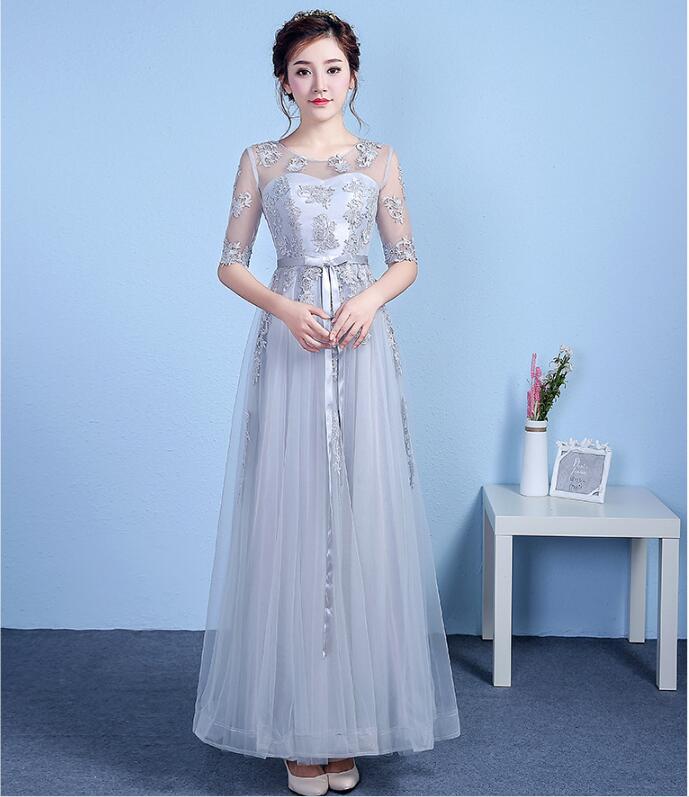 披露宴 二次会 パーティー 前撮りドレス 編み上げ 半袖 レース 透け感 刺繍 リボン 演奏会 発表会 ドレス オケージョンドレス