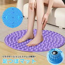 疲労回復 マッサージ 脚 マット 足つぼ 健康 リフレッシュ リラクゼーション ストレス解消 足先ケア 美容健康 足元暖か 疲労軽減