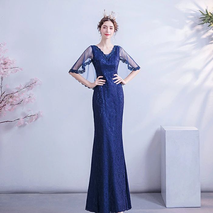 カクテルドレス 二次会 お呼ばれ エンパイア ワンピース コンサート 披露宴 発表会 大きいサイズ 青 XXS XS S M L XL XXL XXXL