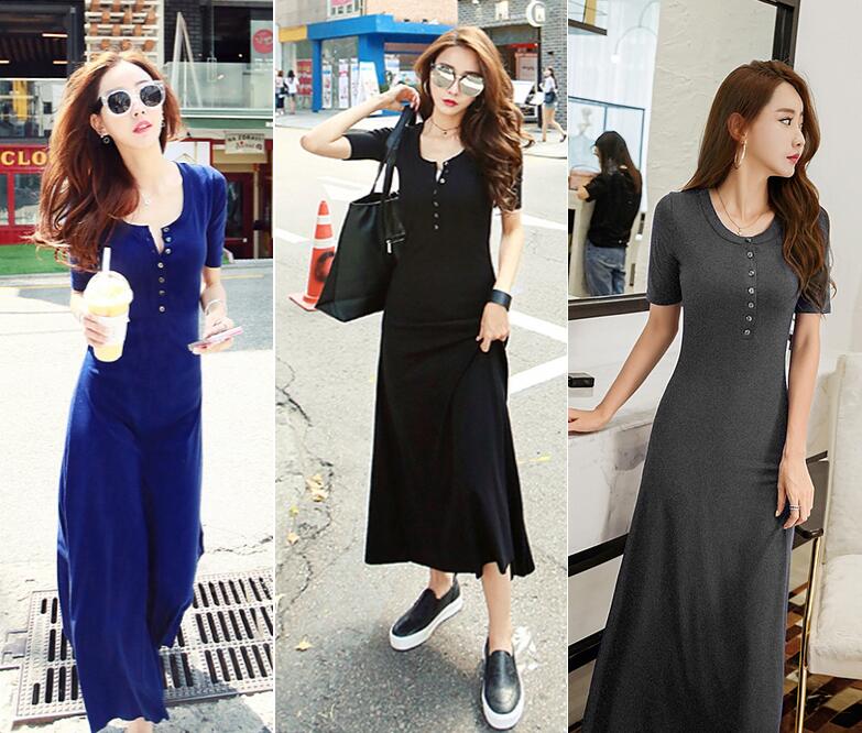 樂天商城 - マキシワンピース 夏ワンピース モダールワンピース　レディース 夏 大人 無地 マキシ丈 ワンピース マキシワンピ マキシ丈ワンピ ロング 半袖 シンプル 春 夏 ルームウェア　カジュアル 着痩せ ゆったり