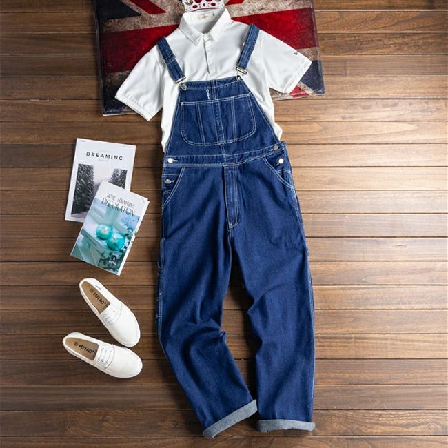 【ボトムス・オーバーオール】ダメージ つなぎ デニム ペインターパンツ オールインワン サロペット 個性