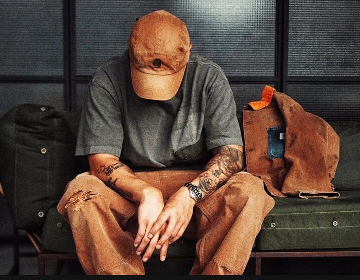 メンズ オーバーオール サロペット ミリタリー ワークパンツ 作業着 ゆったり カジュアル パンツ ズボンオレンジ/ブルー