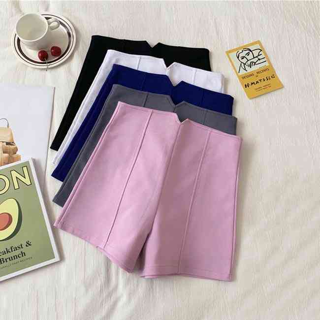 レディース ハーフパンツ 着痩せ ハイウエスト 夏 黒 ショートパンツ ショーパン レディース ピンク サマーパンツ 白 半ズボン