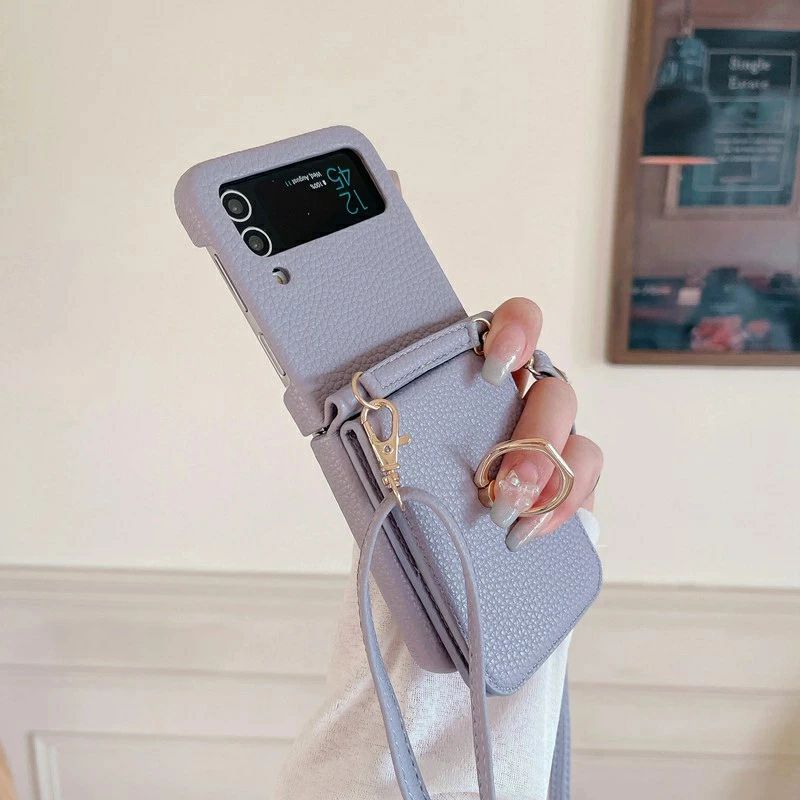 galaxy z flip5 ケース ショルダー カード入れ レディース ミラー付き galaxy z flip6 ギャラクシー Z フリップ5 折りたたみスマ